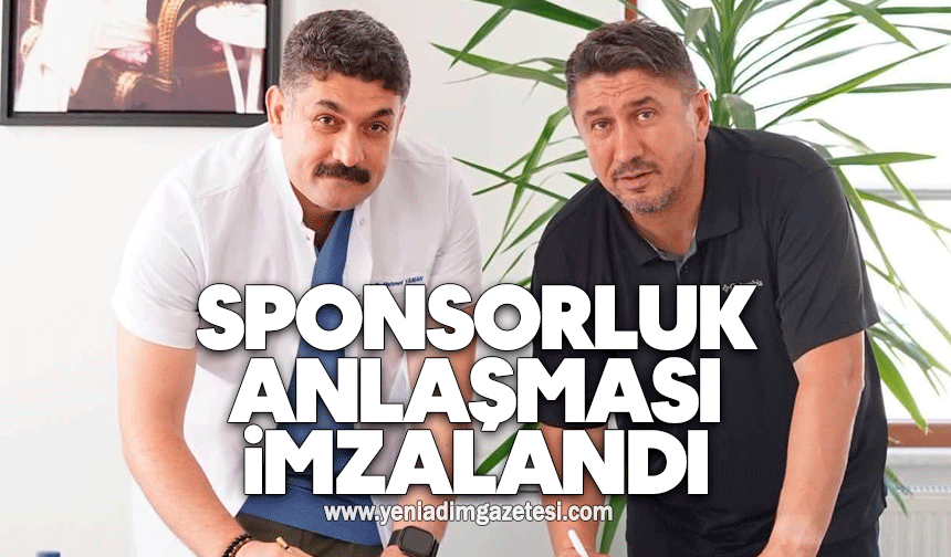 Sponsorluk anlaşması imzalandı