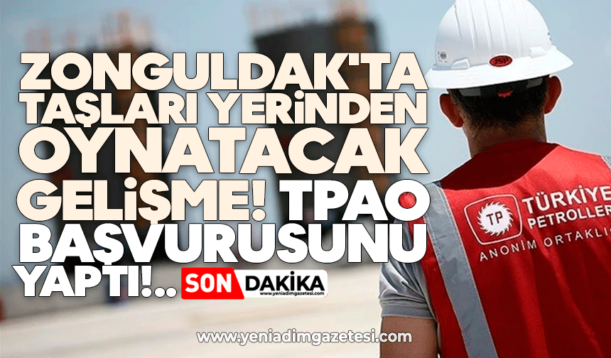 Zonguldak'ta taşları yerinden oynatacak gelişme! TPAO başvurusunu yaptı