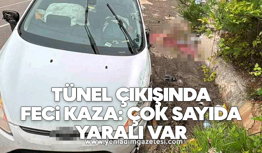 Tünel çıkışında feci kaza: Çok sayıda yaralı var