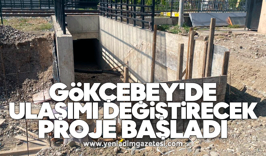 Gökçebey'de ulaşımı değiştirecek proje başladı