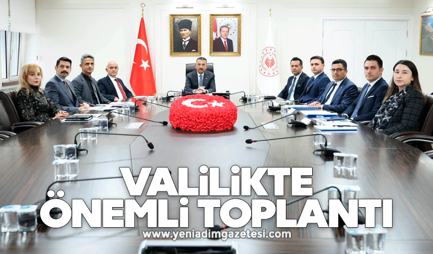 Valilikte önemli toplantı