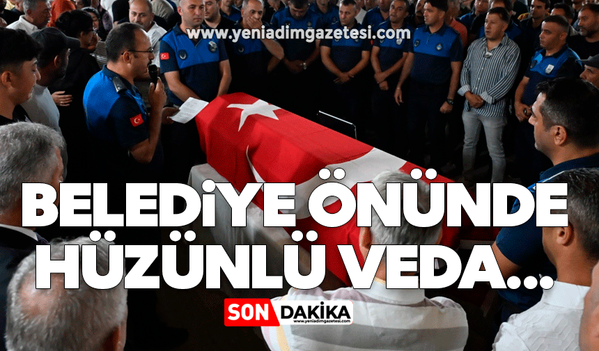 Belediye önünde hüzünlü veda: Cenazesi Kırşehir'e gönderildi