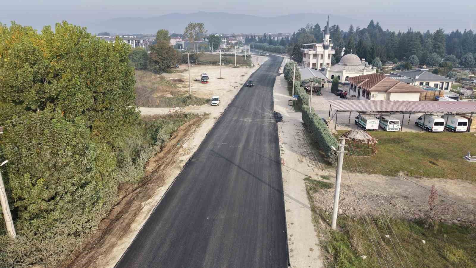Gazhane Caddesi iki günde asfaltlandı