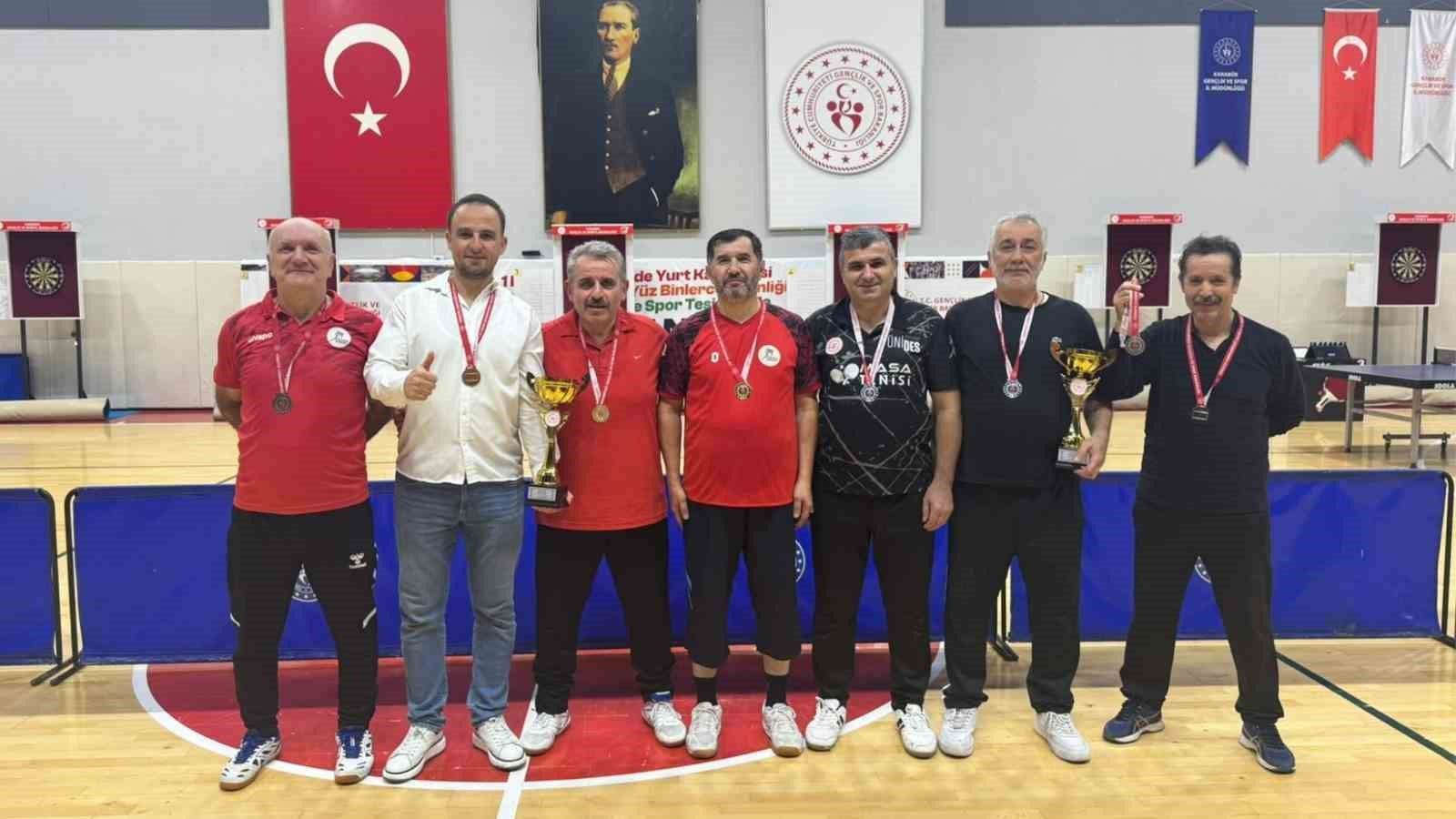 Kamu Spor Oyunları'nda masa tenisi başarısı KBÜ'nün oldu