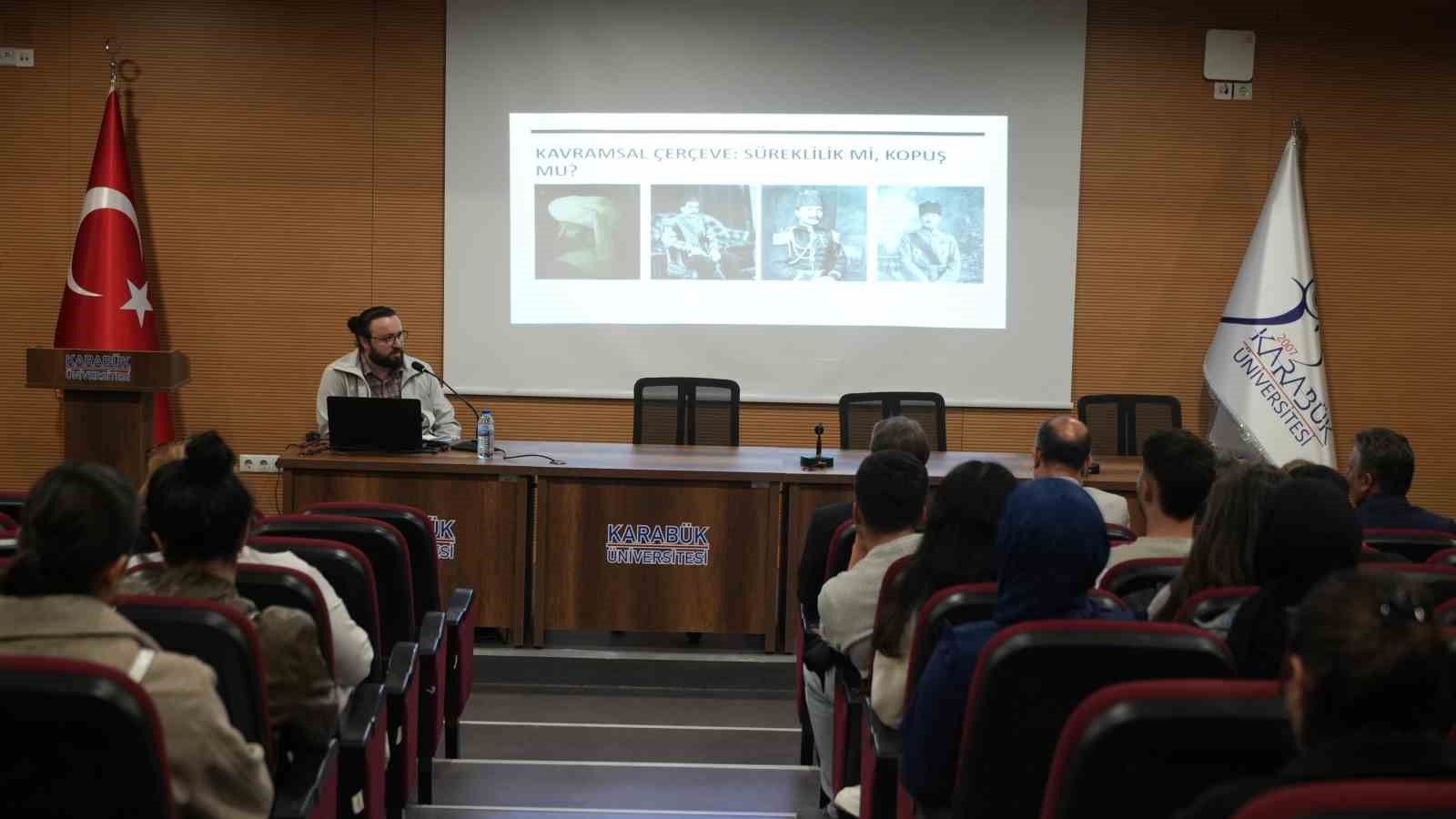KBÜ'deki konferansta Osmanlı'dan Cumhuriyet'e uzanan süreç değerlendirildi