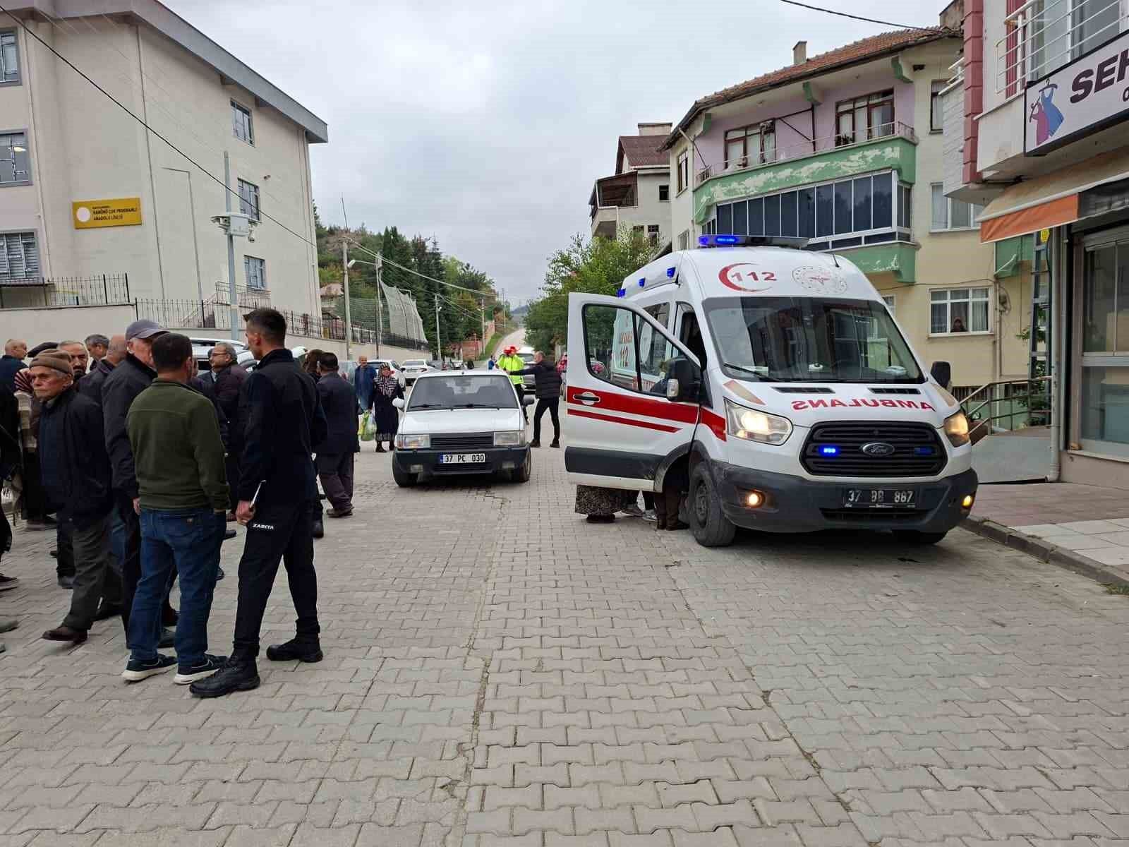 Otomobilin bacağının üzerinden geçtiği kadın yaralandı