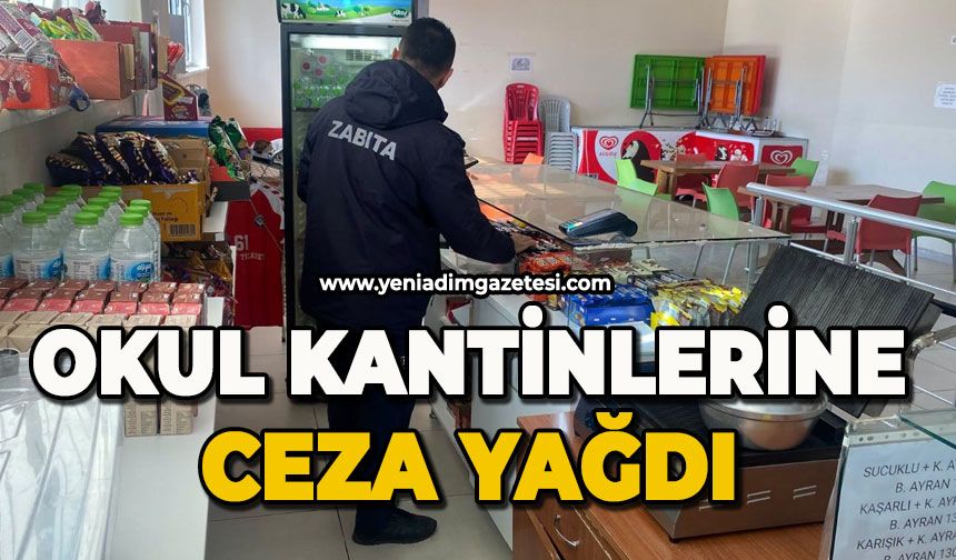 Okul kantinlerine ceza yağdı