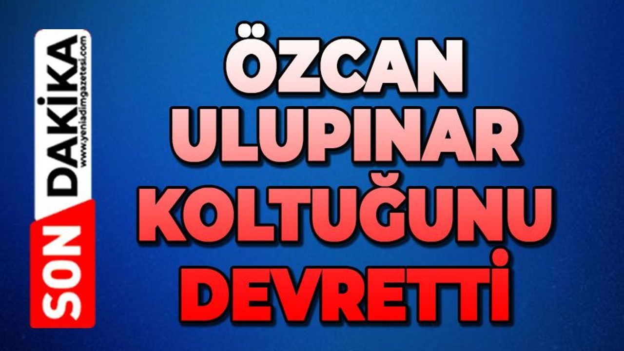 Devrek'te Özcan Ulupınar koltuğunu devretti