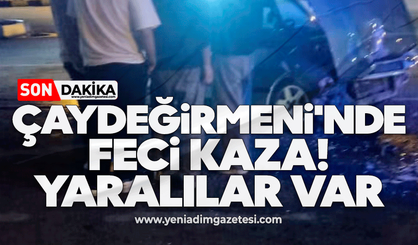 Çaydeğirmeni'nde feci kaza! Yaralılar var