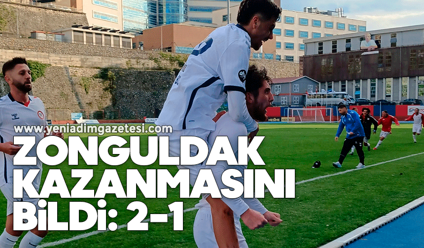 Zonguldak kazanmasını bildi: 2-1