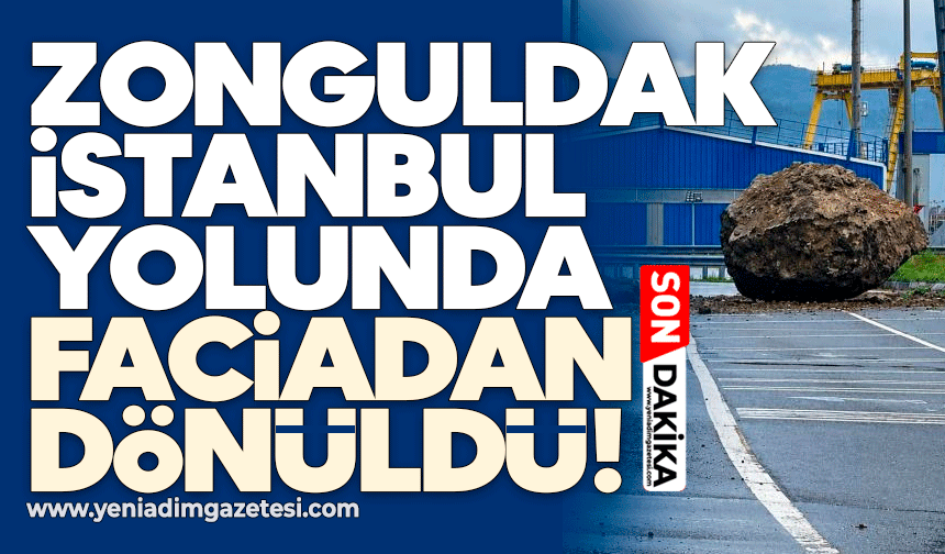 Zonguldak - İstanbul yolunda faciadan dönüldü!