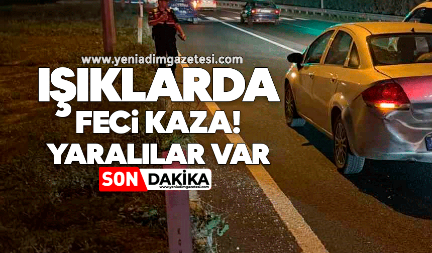 Işıklarda feci kaza! Yaralılar var
