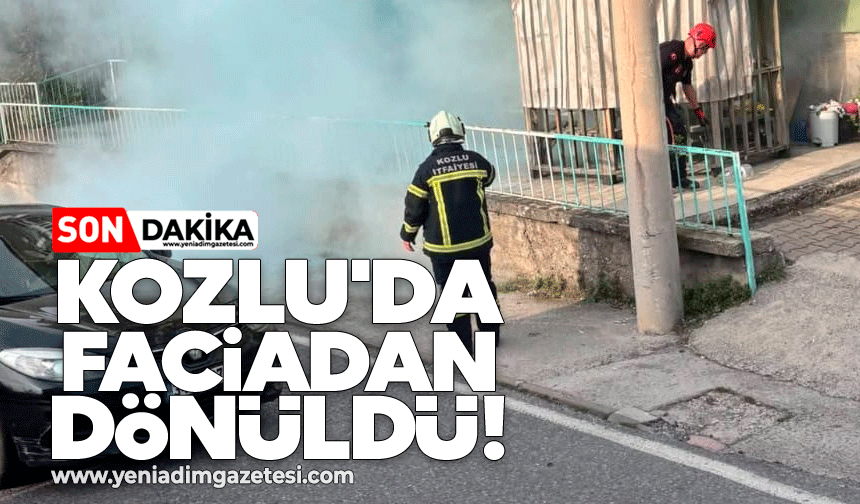 Kozlu'da faciadan dönüldü!