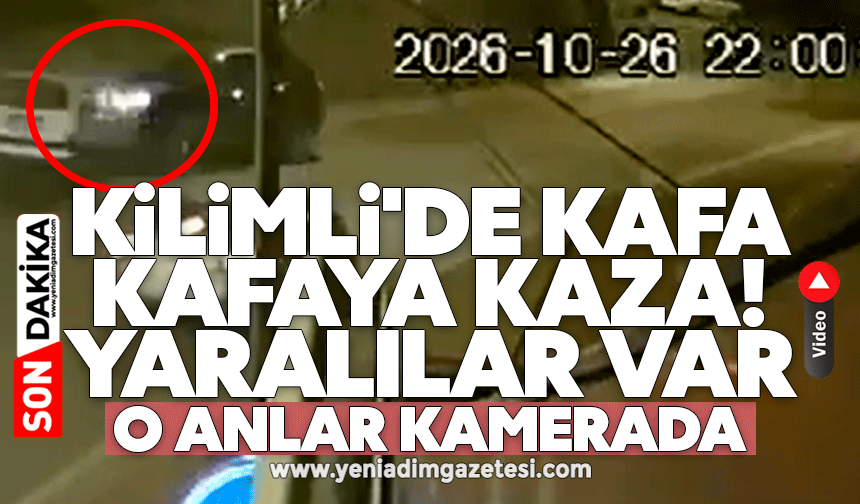 Kilimli'de kafa kafaya kaza! Yaralılar var: O anlar kamerada