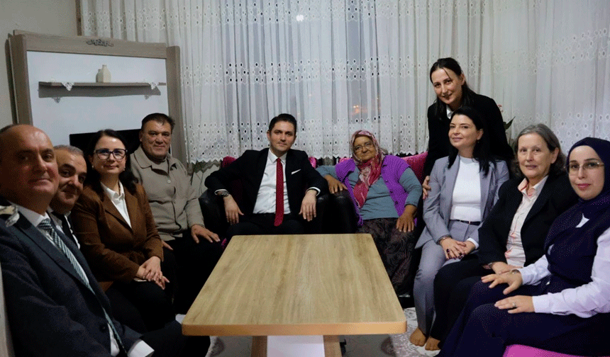 Kaymakam Çakır gazi ailesini yalnız bırakmadı