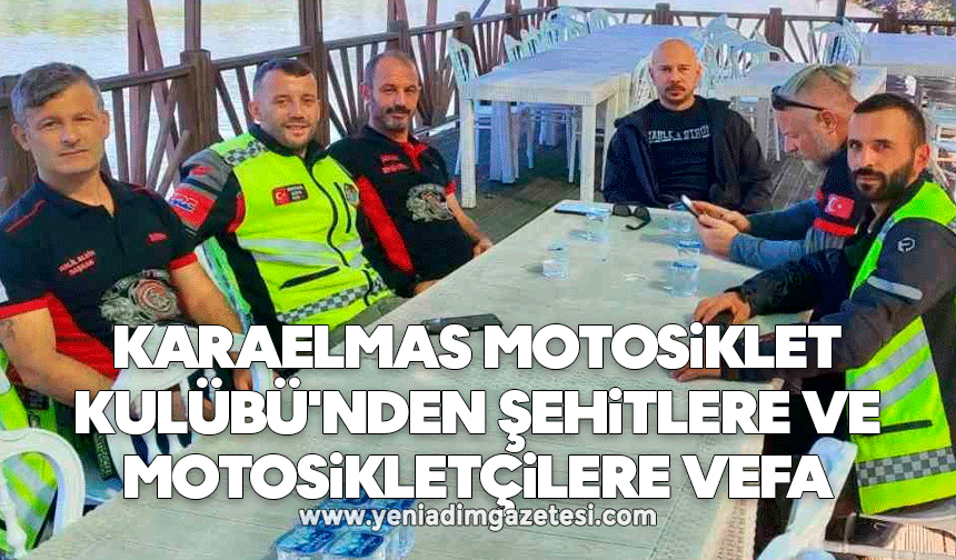 Karaelmas Motosiklet Kulübü'nden şehitlere ve motosikletçilere vefa