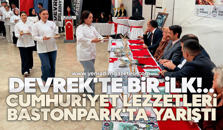 Devrek'te bir ilk: Cumhuriyet lezzetleri BastonPark'ta yarıştı