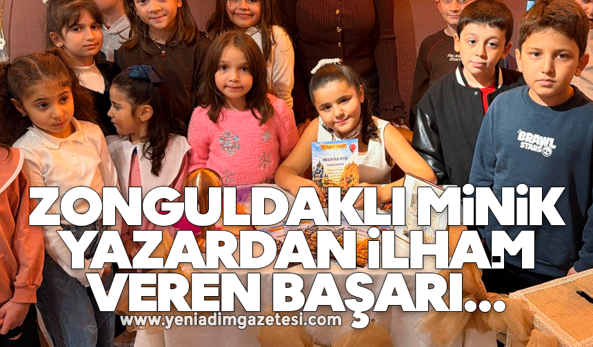 Zonguldaklı minik yazardan ilham veren başarı