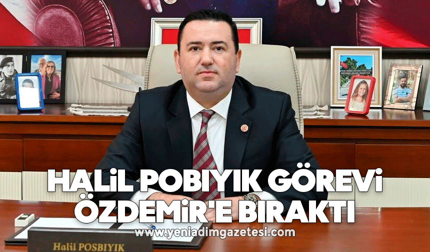 Halil Pobıyık görevi Nurullah Özdemir'e bıraktı