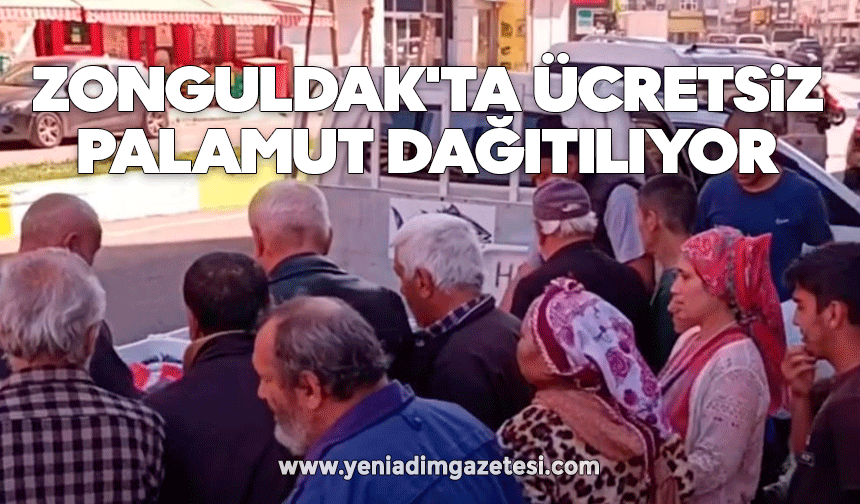 Zonguldak'ta ücretsiz palamut dağıtılıyor