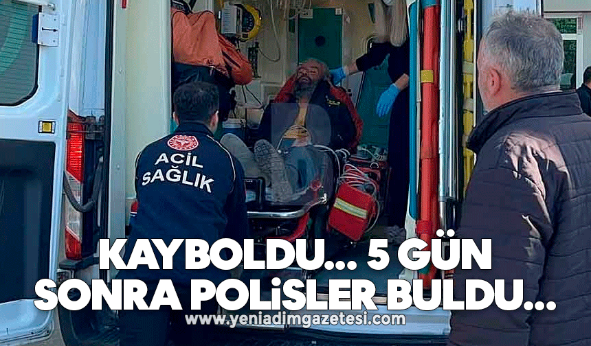 Kayboldu… 5 gün sonra polisler buldu...