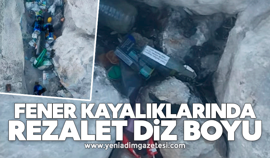 Fener kayalıklarında rezalet diz boyu