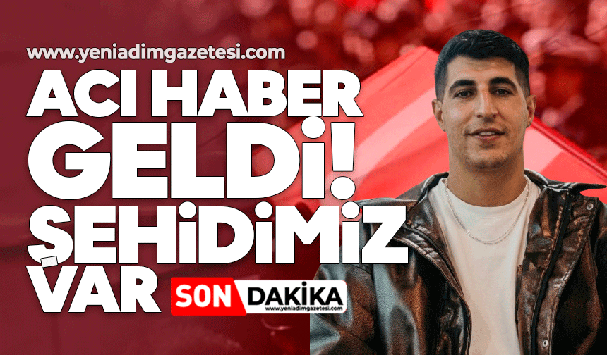 Acı haberi geldi: Astsubayımız nöbet esnasında şehit oldu