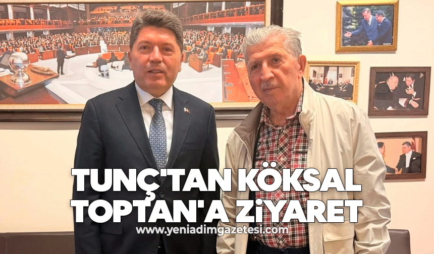 Yılmaz Tunç'tan Köksal Toptan'a ziyaret