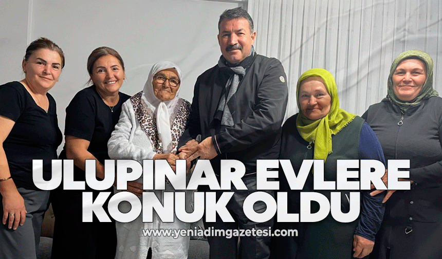 Özcan Ulupınar evlere konuk oldu