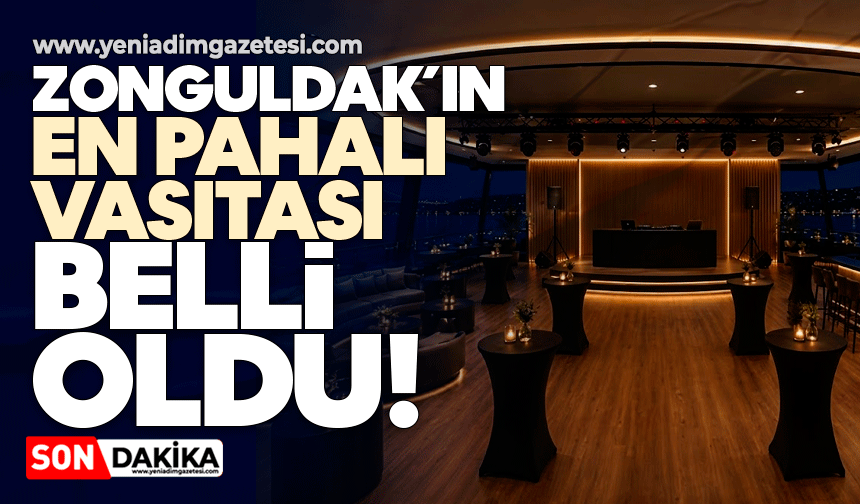 Zonguldak’ın en pahalı aracı belli oldu!