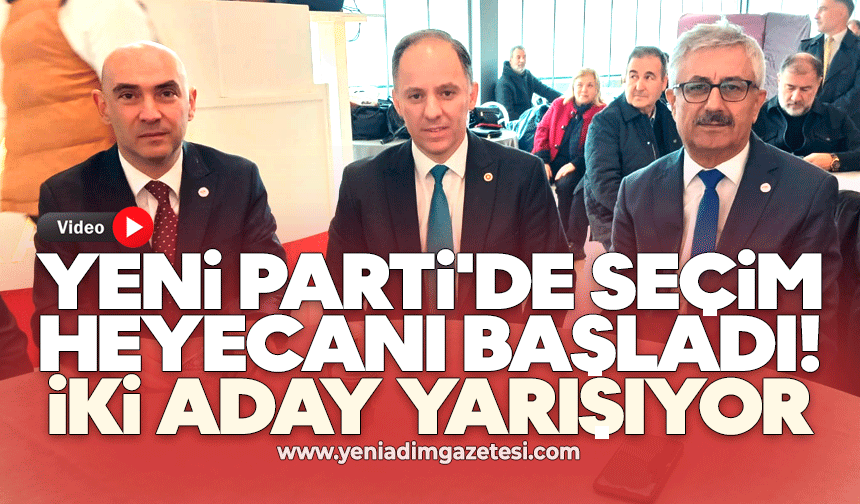 YENİ Parti'de seçim heyecanı başladı! İki aday yarışıyor