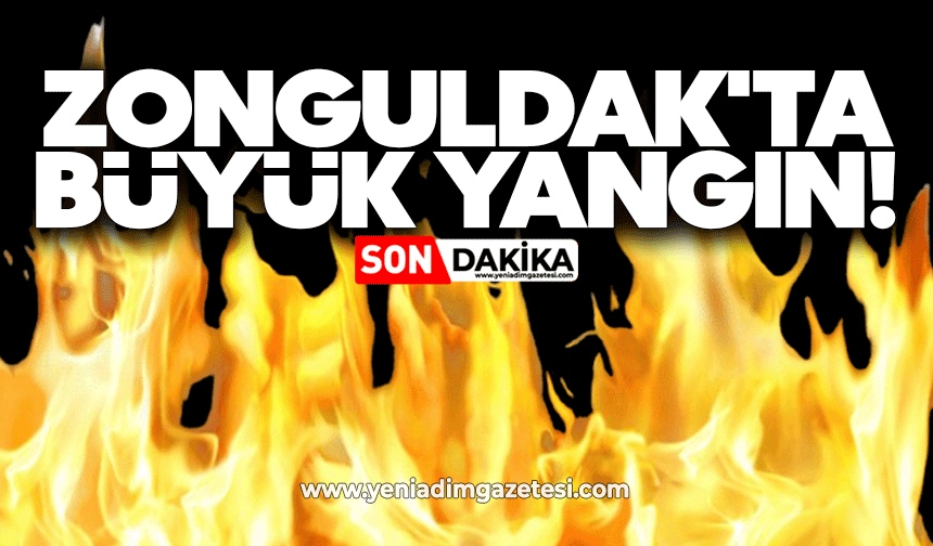 Zonguldak'ta büyük yangın!